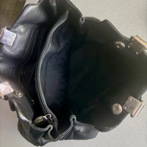 Furla Leather Logo Ribbon Hand Tote Bag - Picture 9 of 16